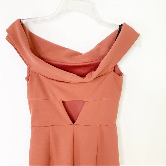 Katie May Dress Legacy Cut Out Off Shoulder Bridesmaid Maxi Size S NWT - Picture 10 of 16